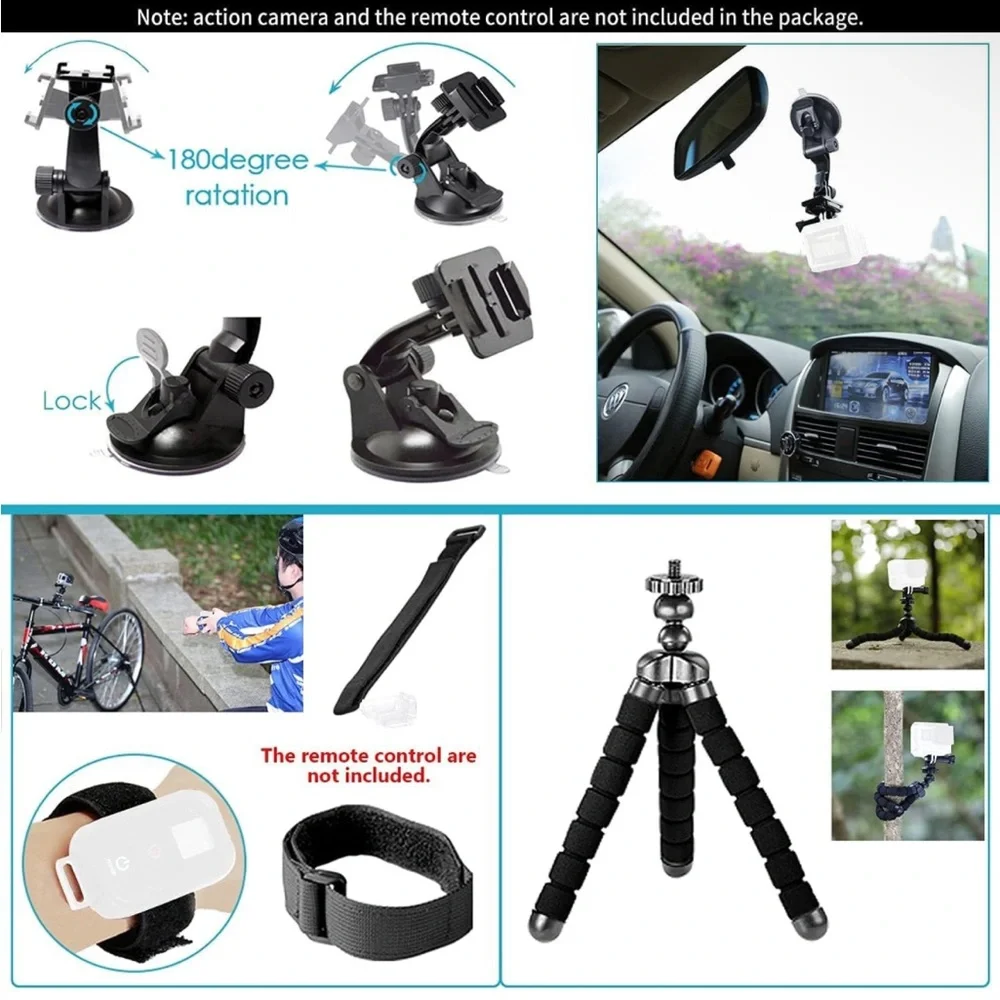 GoPro Hero 4 Silver with Accessories and Charger